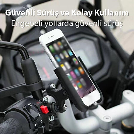 ALLY Alüminyum Alaşım Bisiklet Motorsiklet Gidon Telefon Tutucu