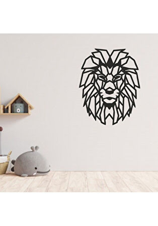 Balp Lazer Kesim MDF Tablo ASLAN Figürlü Dekoratif Otantik Tablo 34cm 41cm