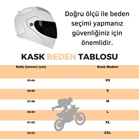 FREE M FR 801 MAVİ KROSS MOTOSİKLET KASK