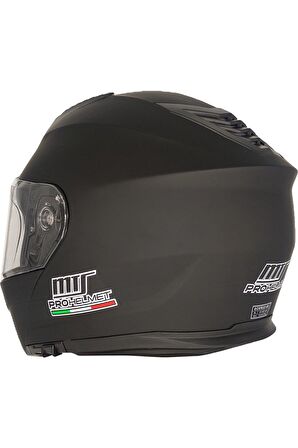 MTS M 966 MAT SİYAH ÇENE AÇILIR MOTOSİKLET KASK