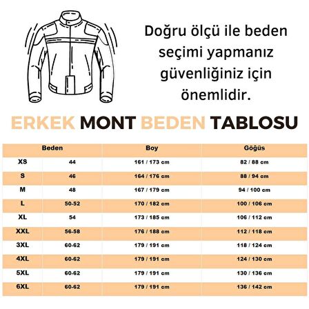 PROSEV 186 HÖRGÜÇLÜ KIRMIZI KORUMALI MOTOSİKLET MONT