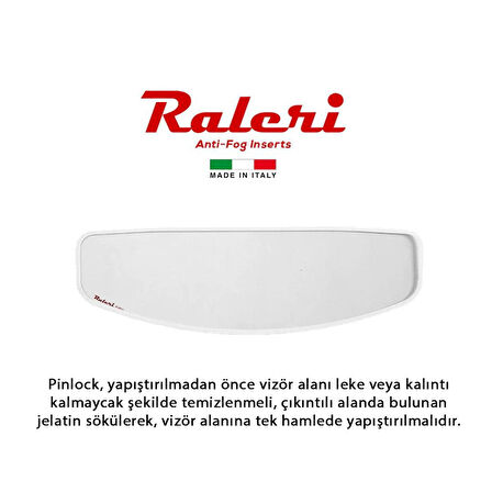 KASK BUĞU ÖNLEYİCİ PİNLOCK 28,6 CM ŞEFFAF