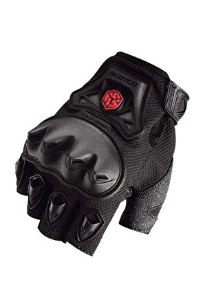 SCOYCO MC29D PARMAKSIZ MOTOSİKLET ELDİVENİ SİYAH