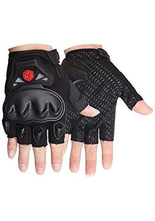 SCOYCO MC29D PARMAKSIZ MOTOSİKLET ELDİVENİ SİYAH