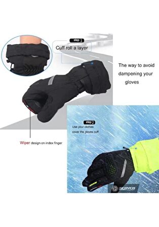 SCOYCO MC48 KEVLAR SİYAH MOTOSİKLET ELDİVEN