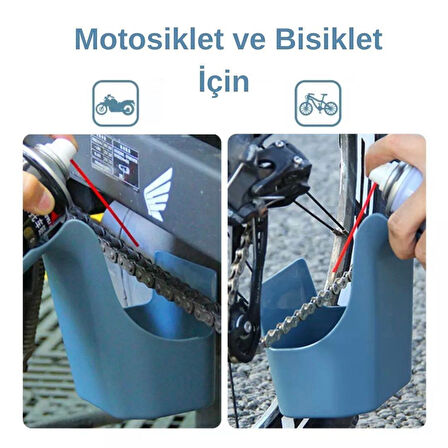 NUKROTECH MOTOSİKLET ZİNCİR TEMİZLEME KABI