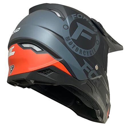 NİKKO MOTOX MAT TURUNCU CROSS KASK