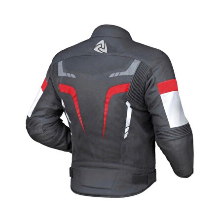 NUKROWEAR STEALTH PRO KIRMIZI 4 MEVSİM ERKEK MOTOSİKLET CEKETİ