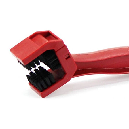 Motosiklet Zincir Temizlik Fırçası Kırmızı