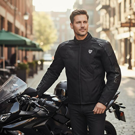 Prosev Yeni 4 Mevsim Mont Hörgüçlü 195 Gp Knight Siyah