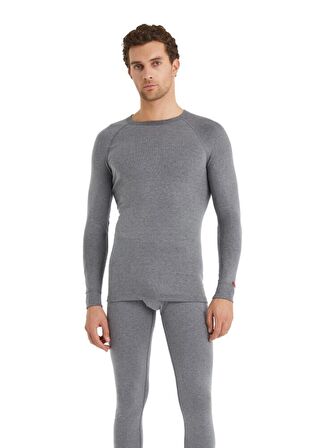 Uzun Kol Thermal Unisex İçlik Gri C9T5N2O9