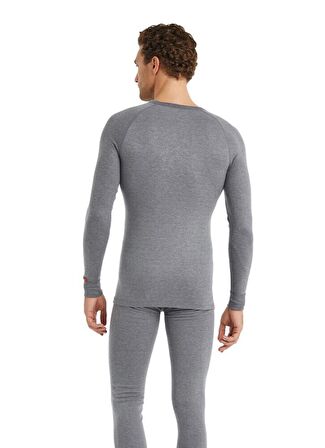 Uzun Kol Thermal Unisex İçlik Gri C9T5N2O9