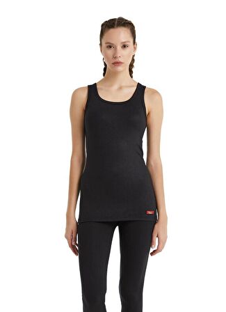 Thermal Sıfır Kol Atlet Unisex İçlik Siyah C0T6N2O9