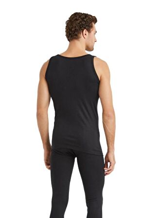 Thermal Sıfır Kol Atlet Unisex İçlik Siyah C0T6N2O9