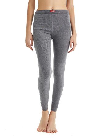 Kadın Termal Alt İçlik Gri Melanj C4T6N2O1