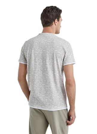 Erkek Kısa Kol Sütlü Kahve Pijama Takımı C9T6N4O04