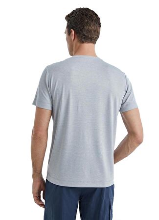 Erkek Kısa Kol Şortlu Gri Pijama Takımı C8T0N5O04-