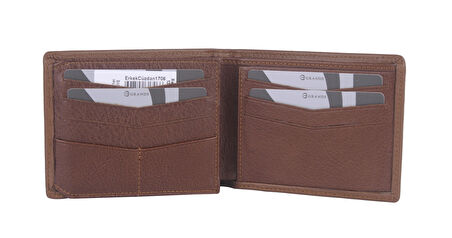 Grande Hakiki Deri Erkek Cüzdan Taba 1706