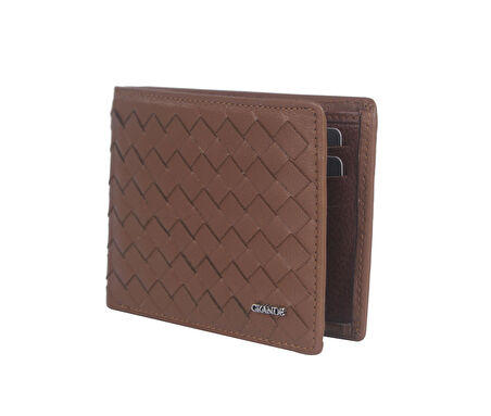 Grande Hakiki Deri Erkek Cüzdan Taba 1706