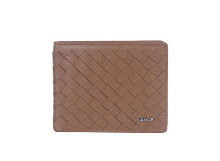 Grande Hakiki Deri Erkek Cüzdan Taba 1706