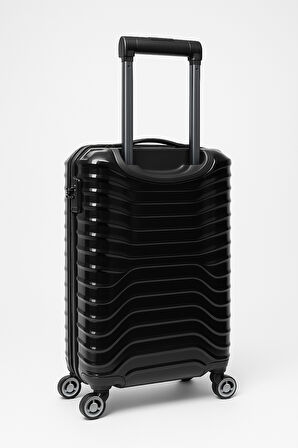 Kabin Boy %100 Polikarbon Valiz Parlak Siyah 1819