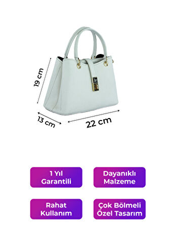 Kriste Bell Kadın Çanta Beyaz 6321