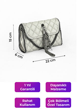 Kriste Bell Kadın Çantası Çapraz Askılı Beyaz 26315