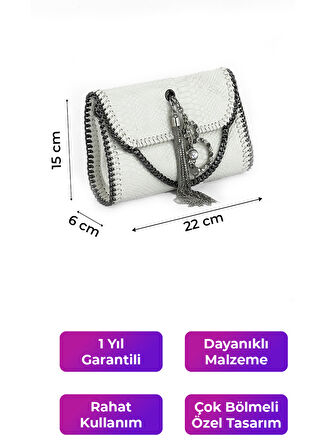 Kriste Bell Kadın Çantası Çapraz Askılı Beyaz 26322