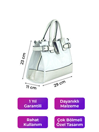 Kriste Bell Kadın Çantası  Beyaz 26328