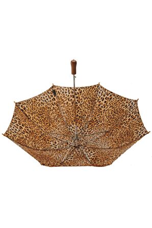 Snotline Baston Şemsiye Leopar Desenli 14-L