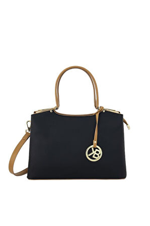 Kriste Bell Kadın Çanta Siyah-Taba 7249