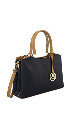 Kriste Bell Kadın Çanta Siyah-Taba 7249