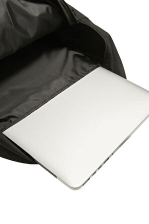 3 Bölmeli Okul Sırt Çantası (Laptop Bölmeli) Siyah 2122