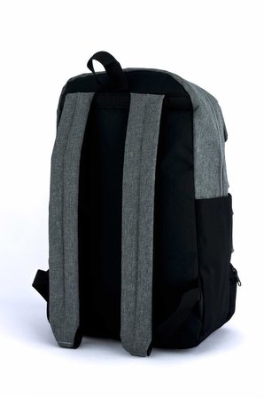 Trend Okul Sırt Çantası (Laptop Bölmeli) Antrasit- Siyah 1154