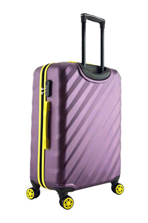 Büyük Boy Valiz 4x2 Teker Mor 1165