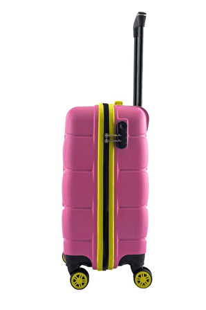 Kabin Boy Valiz 4x2 Teker Pembe 1164