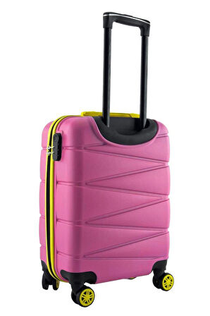 Kabin Boy Valiz 4x2 Teker Pembe 1164