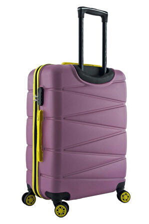 Büyük Ve Kabin Boy 2'li Valiz Seti  4x2 Teker Rose 1164