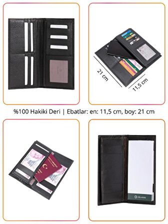 Grande Hakiki Deri Erkek Çeklik Kahve 1361