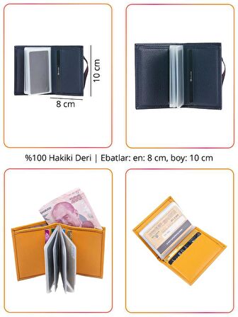 Grande Hakiki Deri Erkek Cüzdanı Kırmızı 325