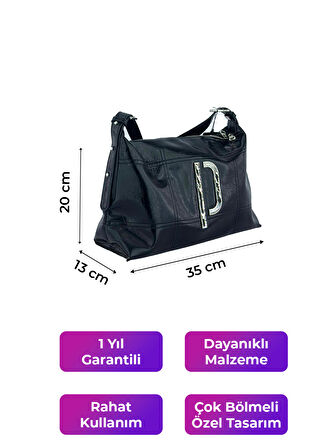 Kriste Bell Çapraz Askılı Kadın Çanta Siyah 26552