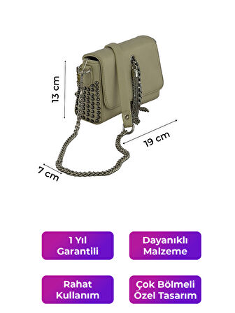 Kriste Bell Kadın Çanta Bej 26367