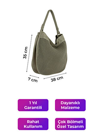 Kriste Bell Kadın Çanta Bej 26420