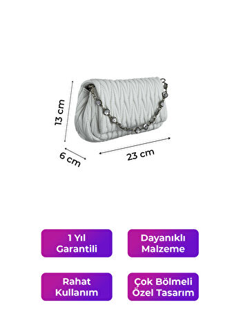 Kriste Bell Kadın Çanta Beyaz 26407