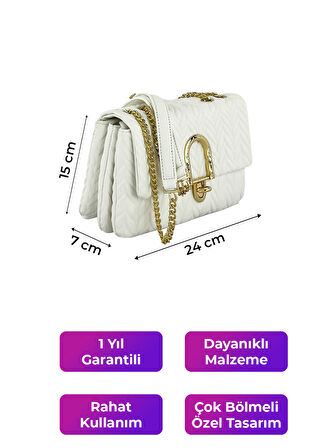 Kriste Bell Kadın Çanta Beyaz 26411
