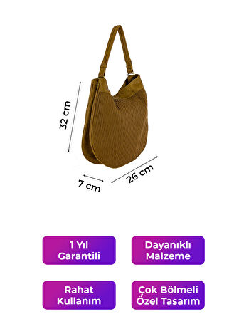 Kriste Bell Kadın Çanta Camel 26420