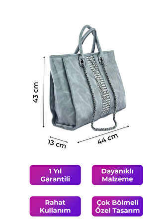 Kriste Bell Kadın Çanta Gri 26535
