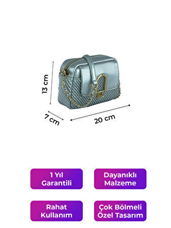 Kriste Bell Kadın Çanta Gümüş 26412
