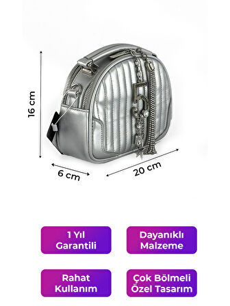 Kriste Bell Kadın Çanta Gümüş 26427