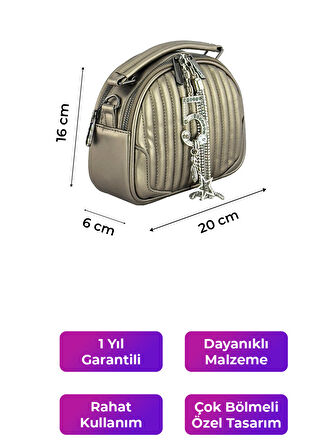 Kriste Bell Kadın Çanta Pewter 26427